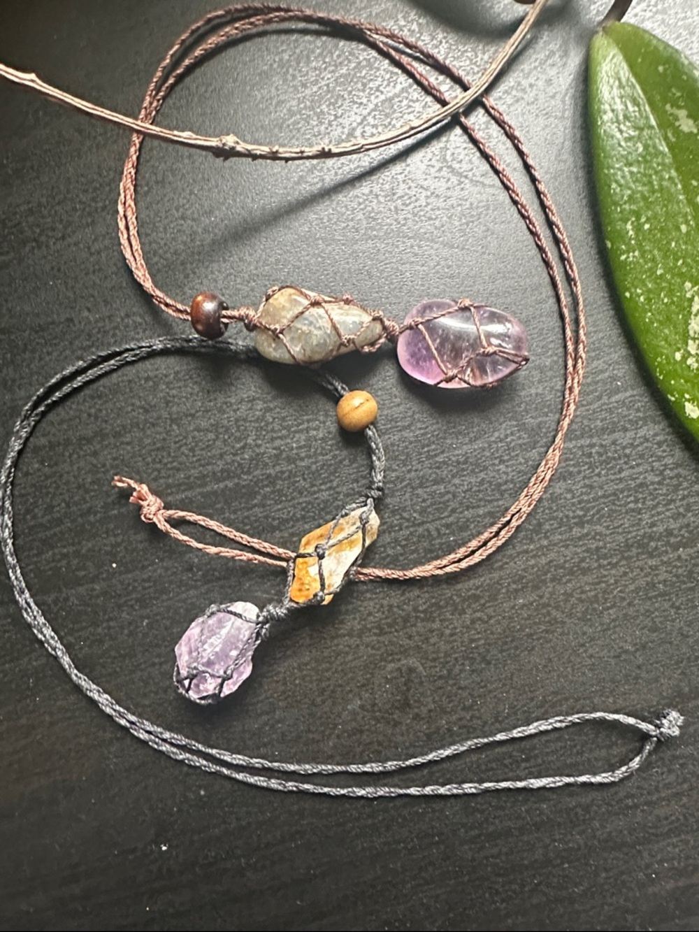 Handmade crystal necklace bundle